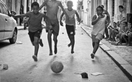 High tempo, fast paced Futsal originated in South America